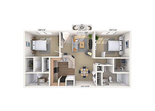 Floor plan The Oak