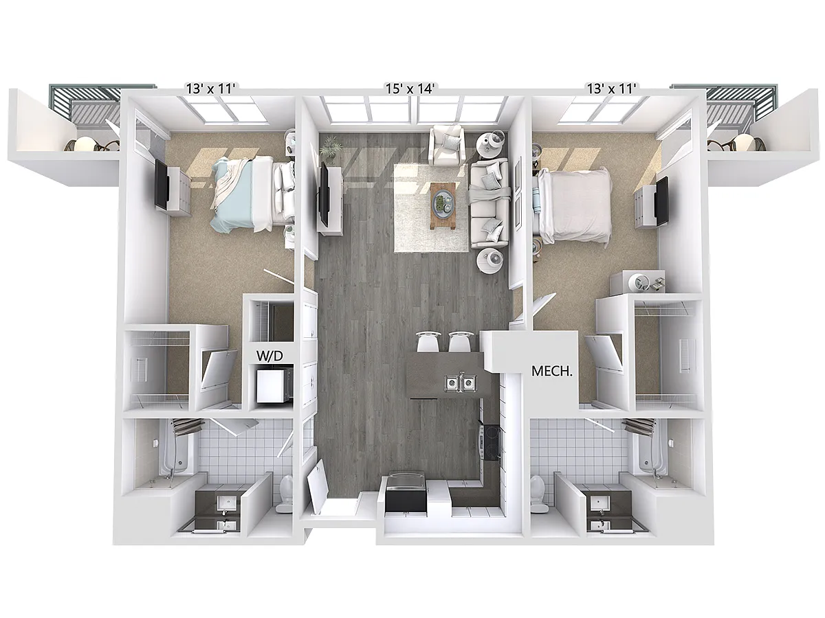 Floor plan B2-1079-mod-pen
