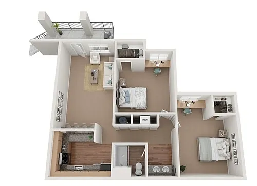 Floor plan 2 Bedroom