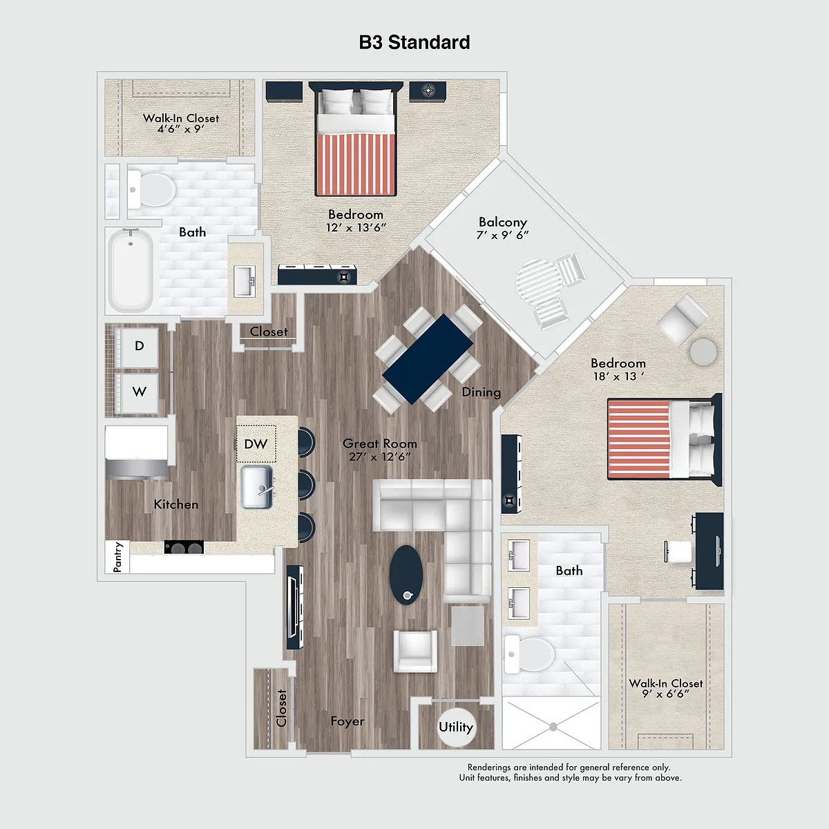 Floor plan B3