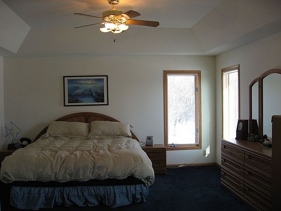 Master Bedroom with Tray Ceiling
