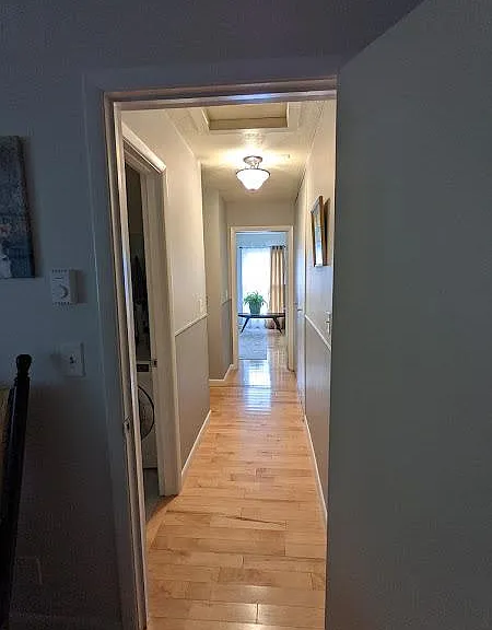 Upstairs hallway facing east