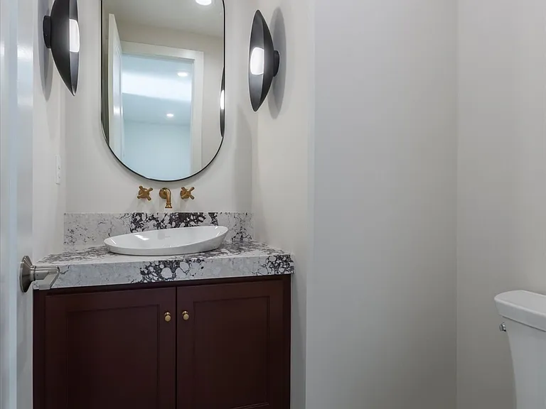 Downstairs half bath
