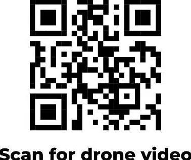 Scan for Drone Video of the building and surrounding area