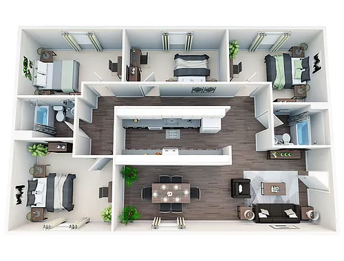 Floor plan 4x2RF
