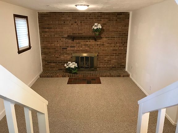 Family room with gas fireplace