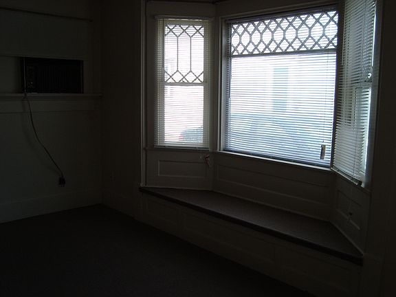 Bay window in living room