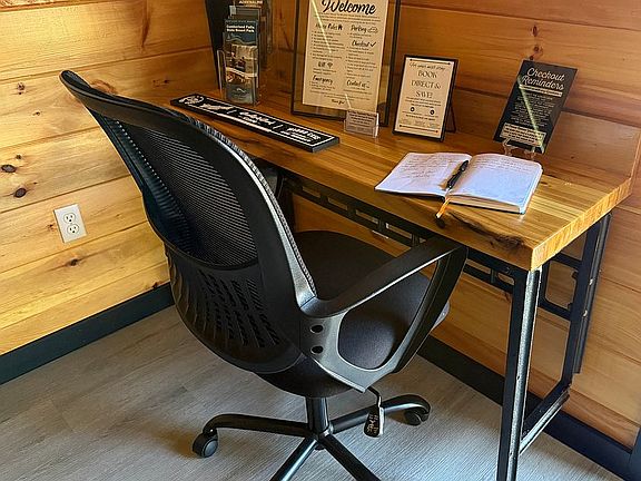 Custom Desk in Entry
