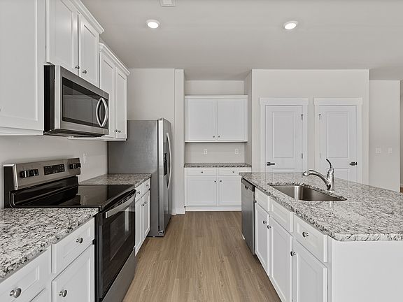 Angled-view of the kitchen