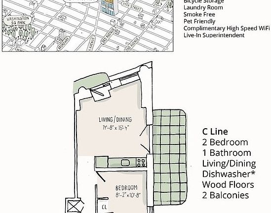 2nd image of 127 4th Ave APT 2C