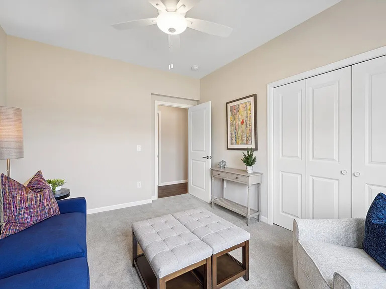 2nd Bedroom staged as a Den