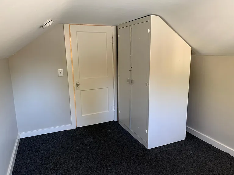 Closet space in bedroom