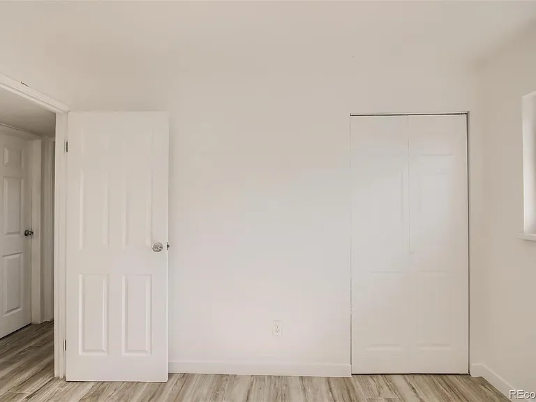 Bedroom one with closet
