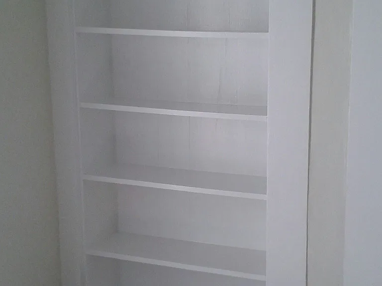 Shelving in main bedroom.