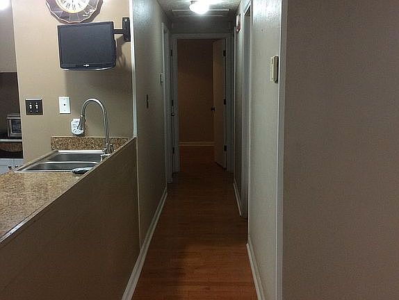 Hallway from kitchen