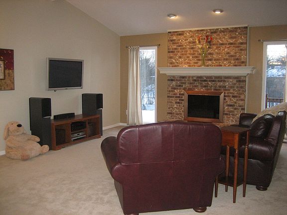 Living Room with Fireplace