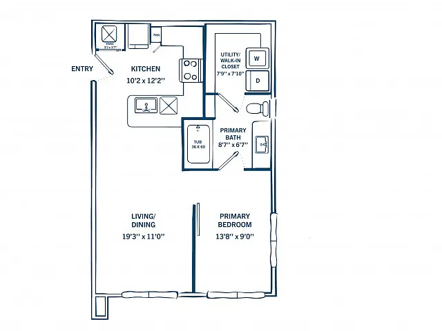 Floor plan E1C