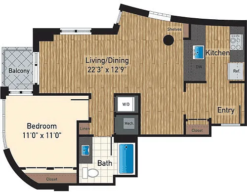 Floor plan 410