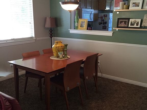 Open concept dining and living