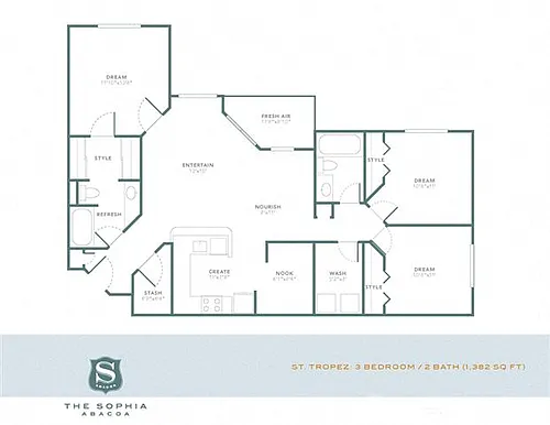 Floor plan St. Tropez