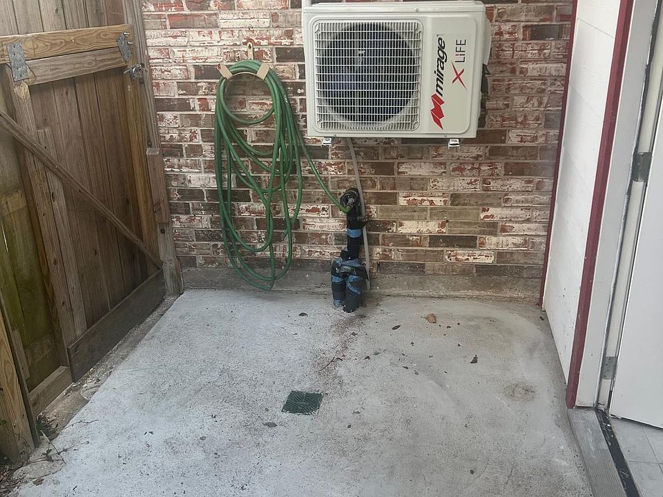 Private gated front patio