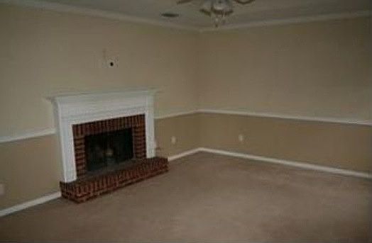 Fireplace in livingroom