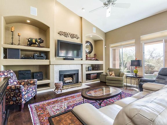 Family room w/ new wood flooring