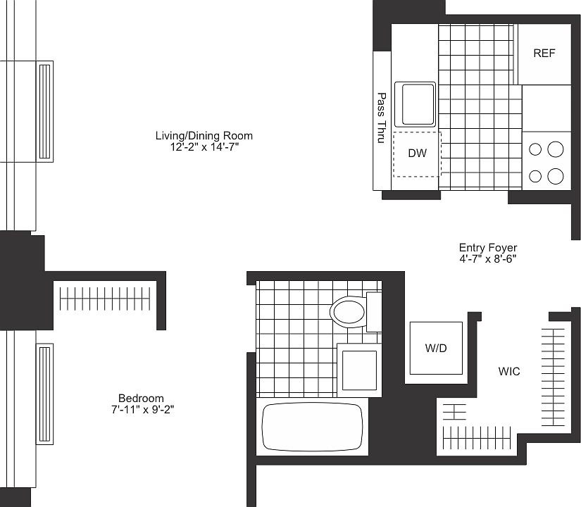 2nd image of 255 W 94th St APT 19A