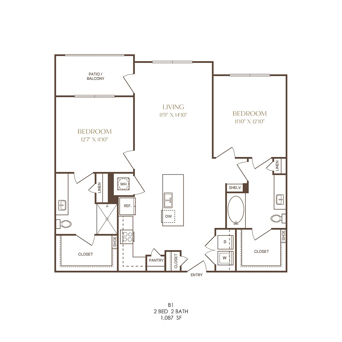 Floor plan B1
