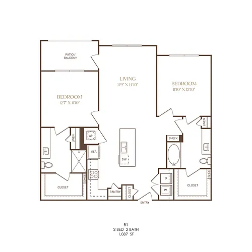 Floor plan B1