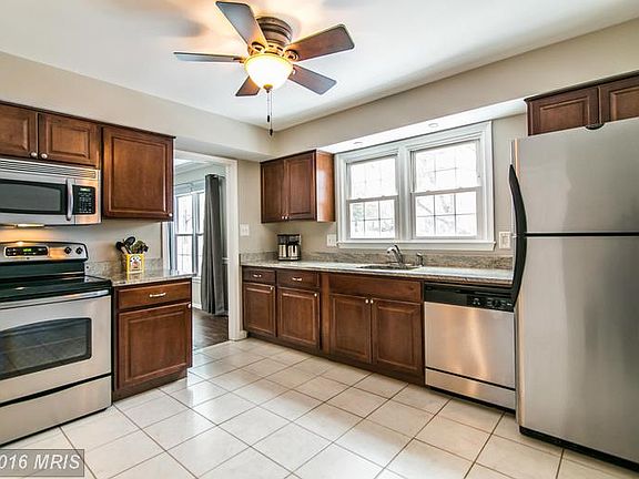 Kitchen with granite counters and SS appliances