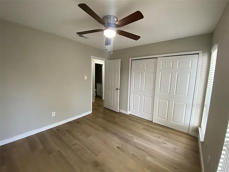 Another view of Bedroom #3 showing closet