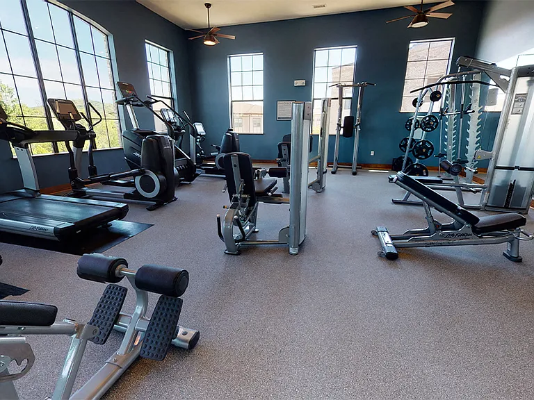 Fully-equipped fitness center