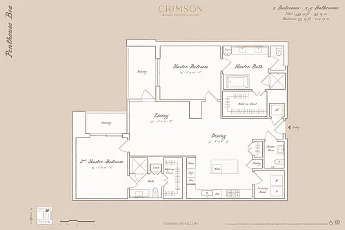Floor plan Penthouse B1A