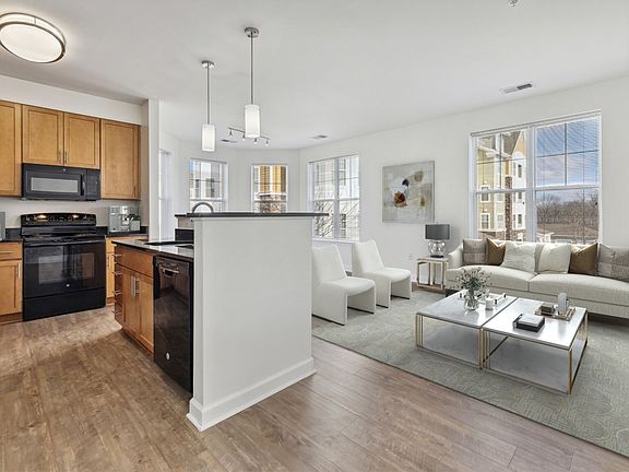 Model Apartment - Kitchen, Living, Dining