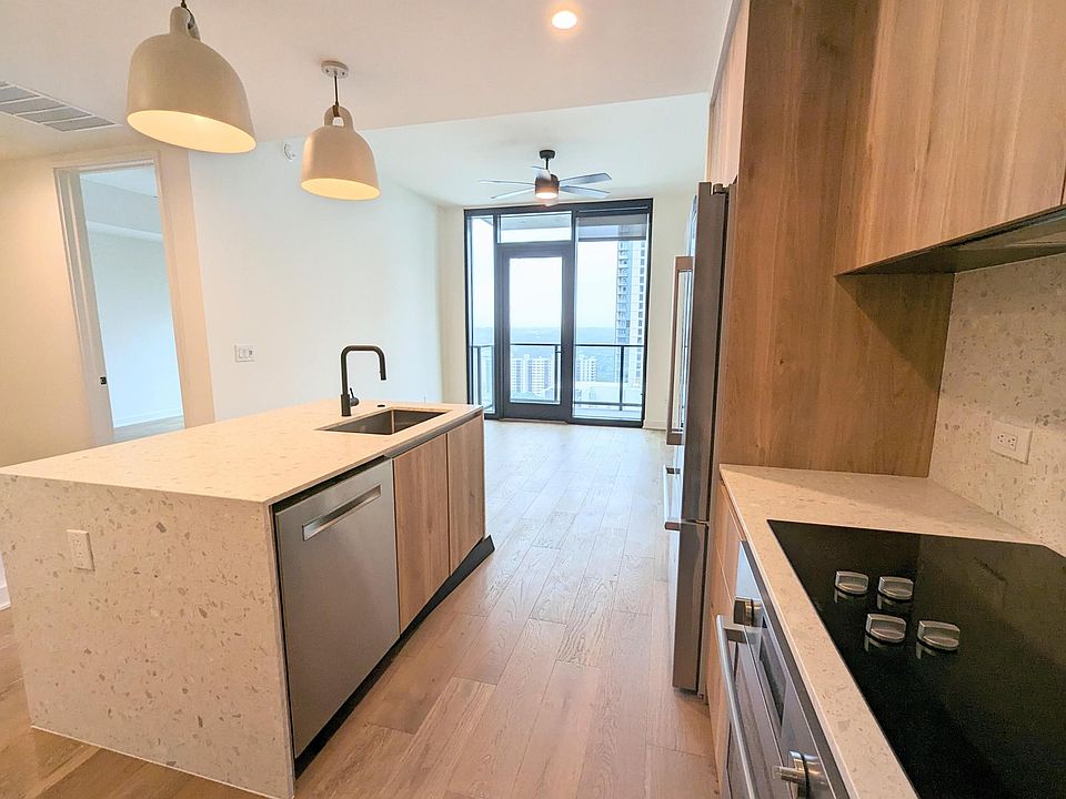 Kitchen and living room