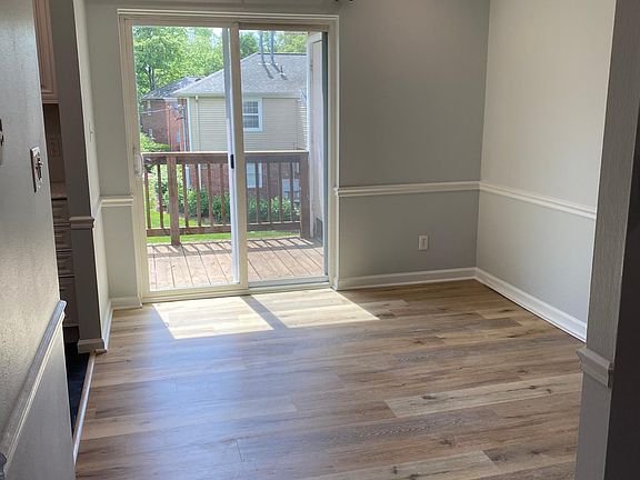 Dining room featuring the access to the deck.