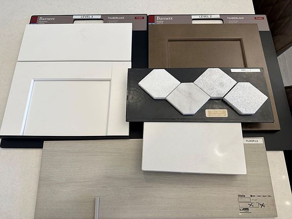 Sandpiper new construction quick move-in home 3755 Nandina Cir designer selection for kitchen at Fai