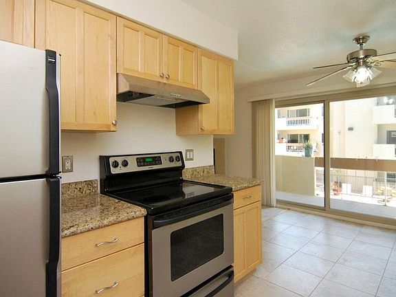 Kitchen view to balcony