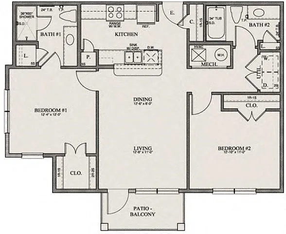 Floor plan The Devonian