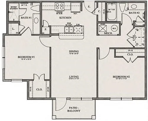 Floor plan The Devonian