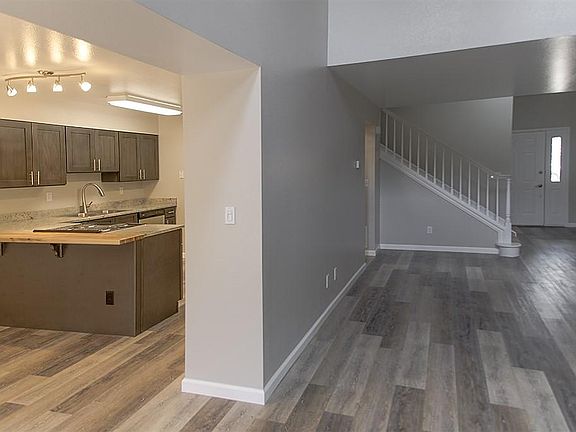 Living Room is Right next to the Kitchen