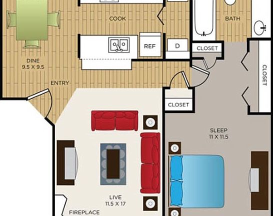 2-D Floor plan