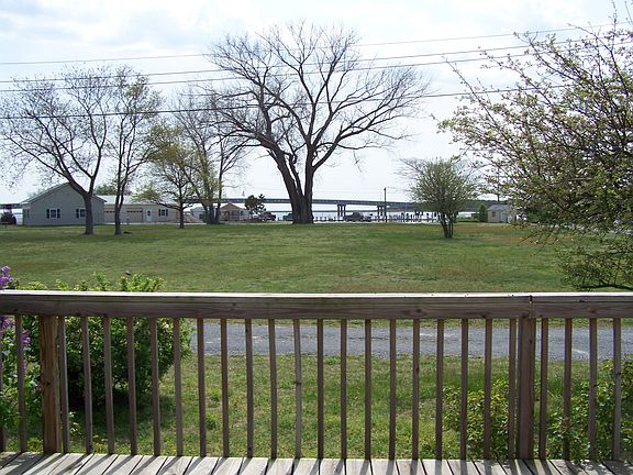 View from spacious deck