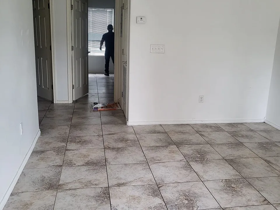 Living area looking towards bedrooms