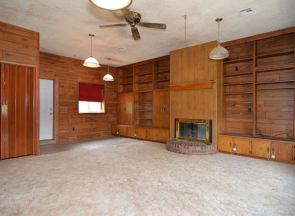 Fabulous gas burning fireplace