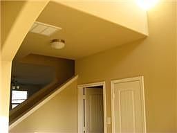 Room for a hallway entry table.. or accent furniture.