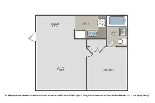 Floor plan Plan 1A