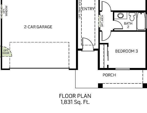 Woodside Homes - Lot 9932 - Stonebrook