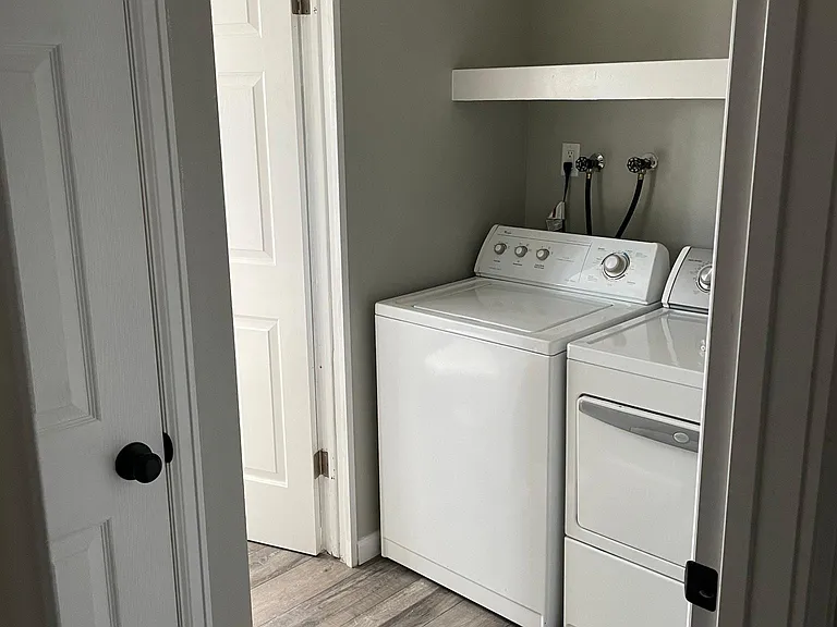 Laundry room (washer and dryer included!)